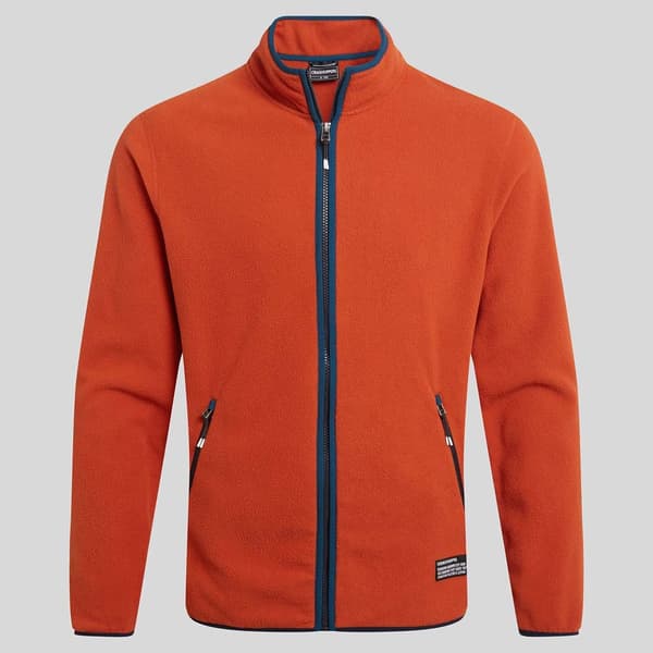 Craghoppers Co2 Renu Fleecejakke Med Fuld Lynlås Orange M Mand
