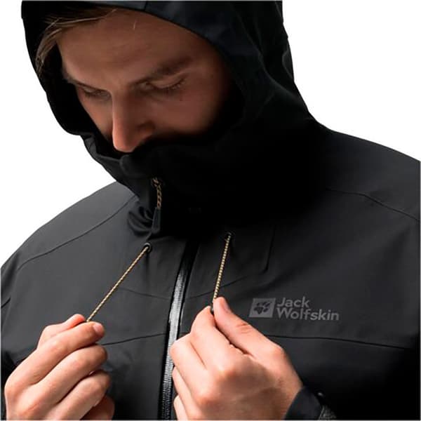 Jack Wolfskin Kammweg 3l Jakke Sort L Mand