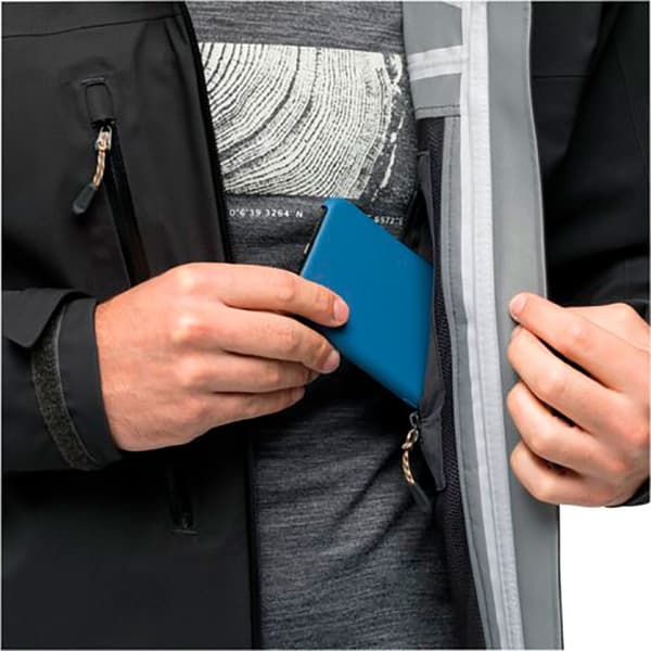 Jack Wolfskin Kammweg 3l Jakke Sort L Mand