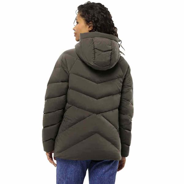 Jack Wolfskin Marienplatz Jakke Brun L Kvinde