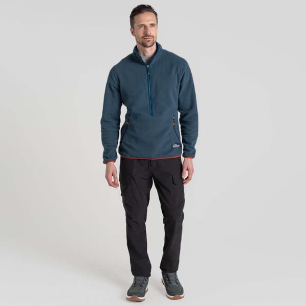 Craghoppers Co2 Renu Fleece Med Halv Dragkedja Blå M Man