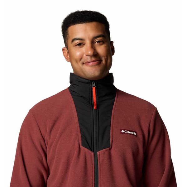 Columbia Sequoia Grove™ Fleecejakke Med Fuld Lynlås Rød S Mand