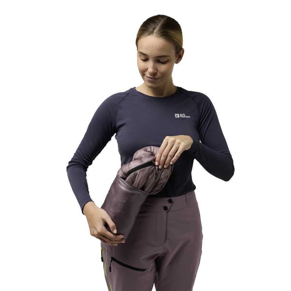 Jack Wolfskin Alpspitze Down Jacka Lila XL Kvinna