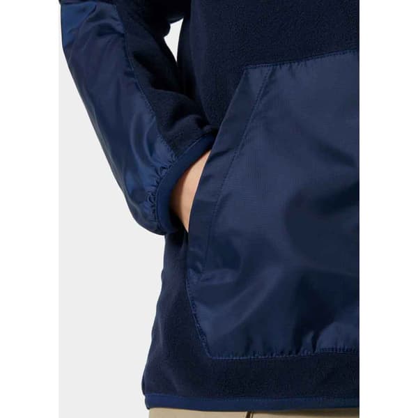 Helly Hansen Junior Marka Fleece Fleecejakke Med Fuld Lynlås Blå 8 Years