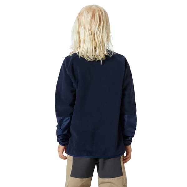 Helly Hansen Junior Marka Fleece Fleecejakke Med Fuld Lynlås Blå 8 Years