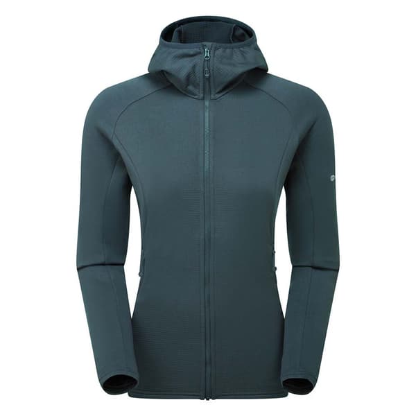 Montane Protium Fleecejacka Med Dragkedja Grönt XS Kvinna