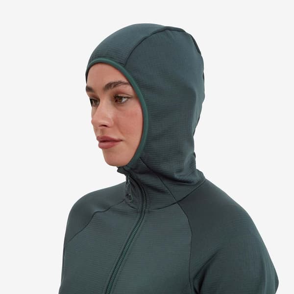 Montane Protium Fleecejacka Med Dragkedja Grönt XS Kvinna