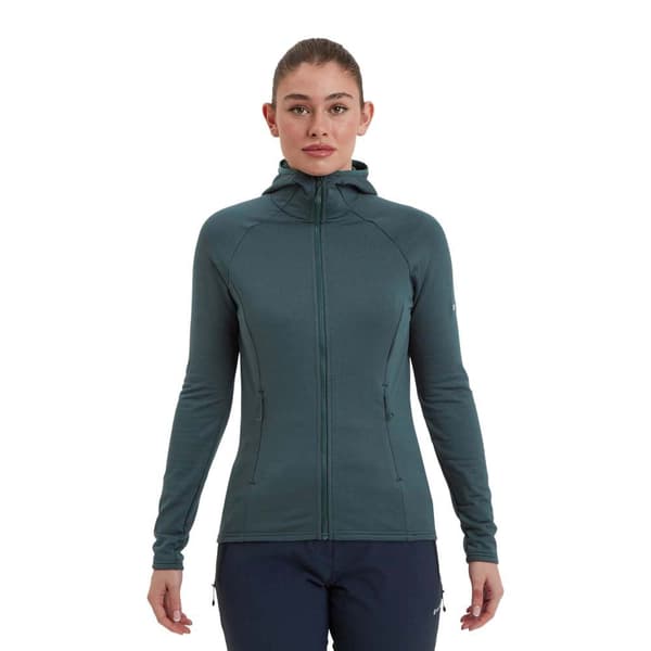 Montane Protium Fleecejacka Med Dragkedja Grönt XS Kvinna