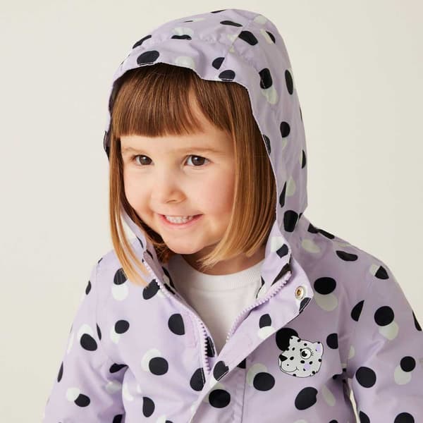 Regatta Animal Rainy Day Jacka Lila 4-5 Years Pojke