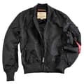 Miniatyrbild 3 av 7: Alpha Industries Ma-1 Tt Jacka Svart 3XL Man