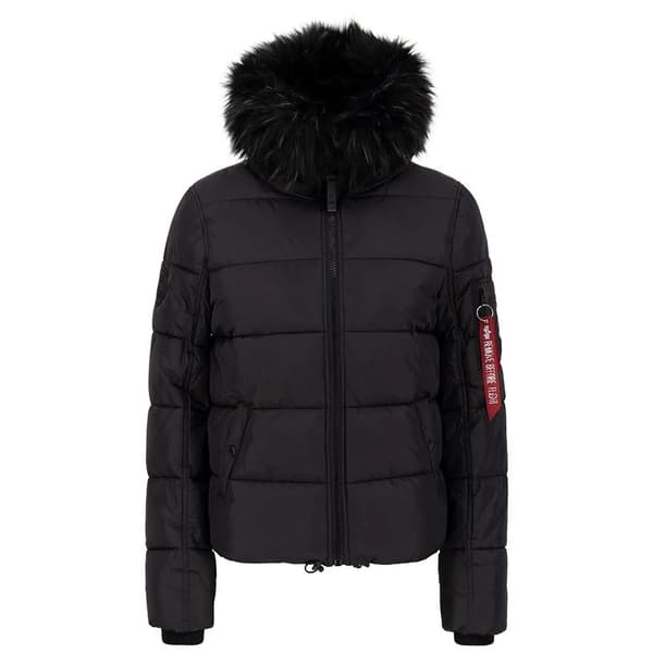 Alpha Industries Puffer Jakke Sort XS Kvinde