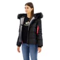 Miniatyrbillede 4 af 6: Alpha Industries Puffer Jakke Sort XS Kvinde