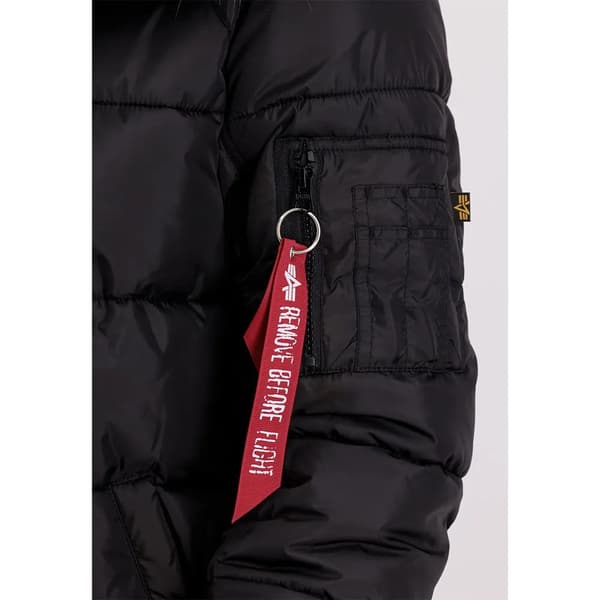 Alpha Industries Puffer Jakke Sort XS Kvinde