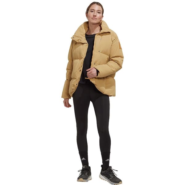 Adidas Big Baffle Jacka Brun XS Kvinna