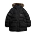 Miniatyrbillede 3 af 4: Superdry Everest Longline Baffled Jakke Sort M Mand