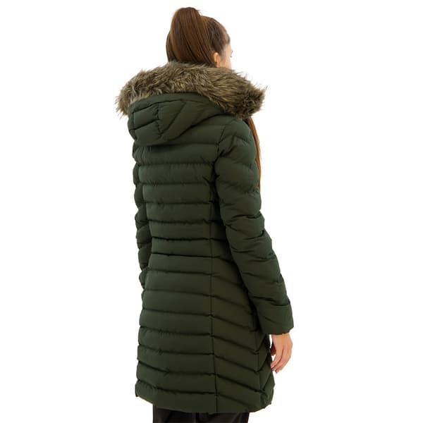 Superdry Fuji Faux Fur Takki Vihreä XS Nainen