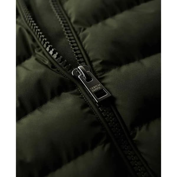 Superdry Fuji Faux Fur Takki Vihreä XS Nainen