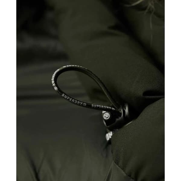 Superdry Fuji Faux Fur Takki Vihreä XS Nainen