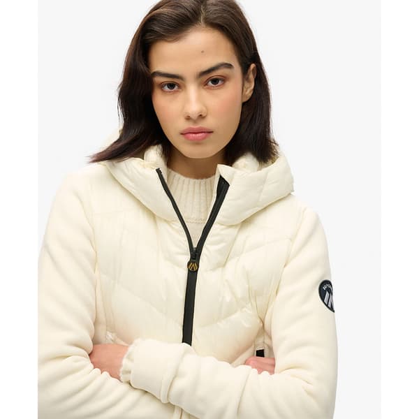 Superdry Storm Fleece Jakke Beige XS Kvinde