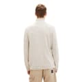 Miniatyrbillede 2 af 6: Tom Tailor 1039673 Nep Structured Knit Troyer Halv Lynlås Sweater Beige M Mand