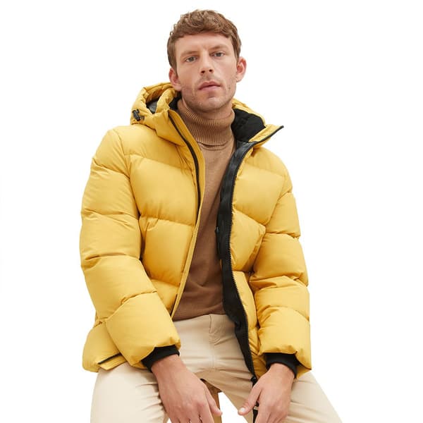 Tom Tailor 1037350 Recycled Down Puffer Jacka Gul S Man
