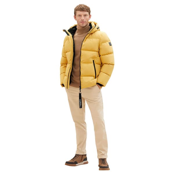 Tom Tailor 1037350 Recycled Down Puffer Jacka Gul S Man