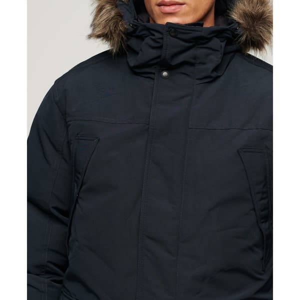 Superdry Everest Faux Fur Takki Sininen S Mies