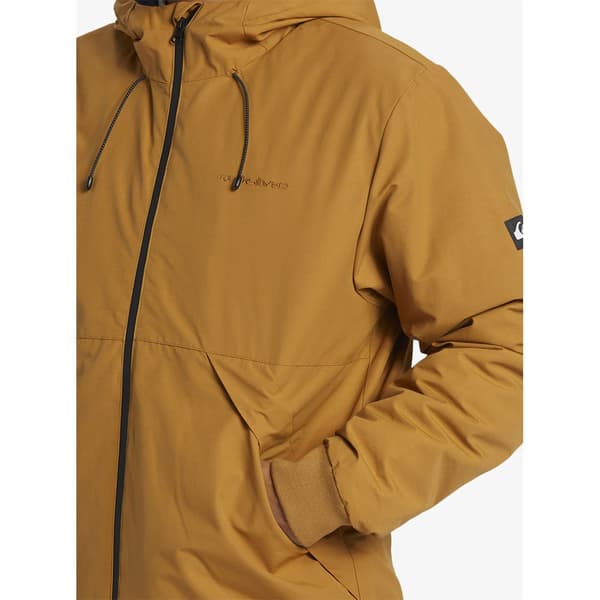 Quiksilver Brooks 5k Jacka Brun,Orange XL Man