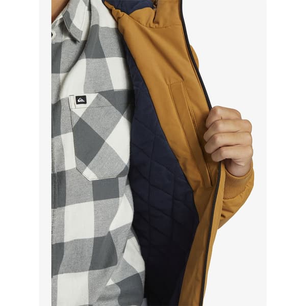 Quiksilver Brooks 5k Jacka Brun,Orange XL Man