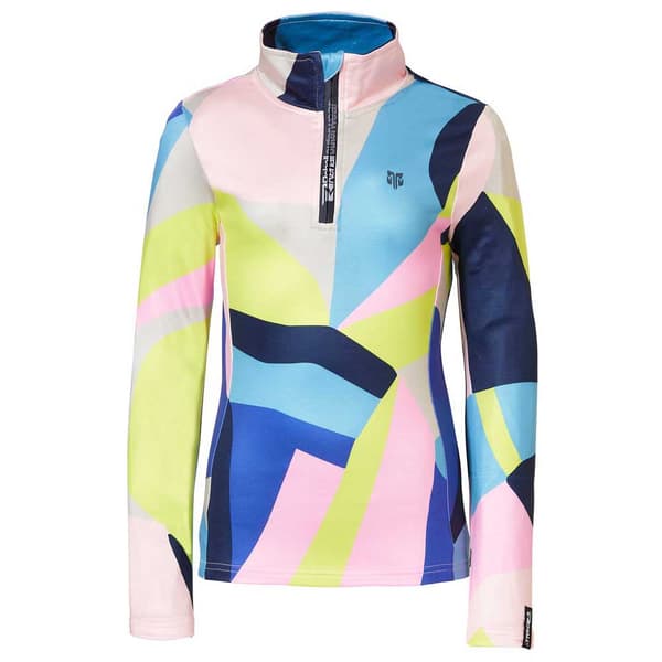 Rehall Kimi-r Fleecejakke Med Halv Lynlås Rosa 128 cm