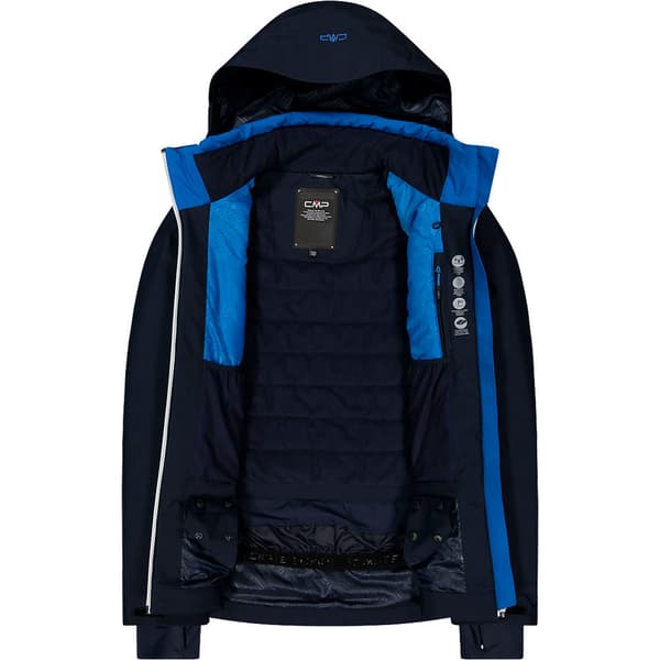 Cmp 34w3907 Zip Hood Jacka Blå 46 Man