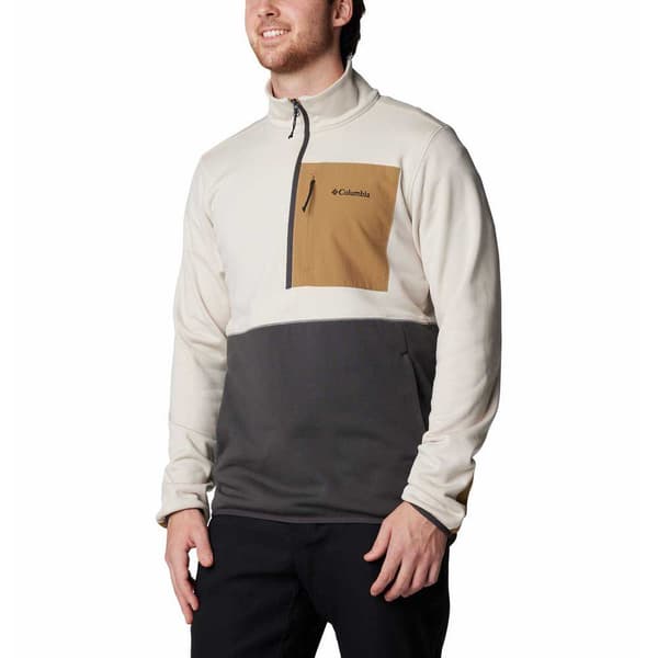 Columbia Hike™ Ii Fleecejakke Med Halv Lynlås Beige,Grå XL Mand