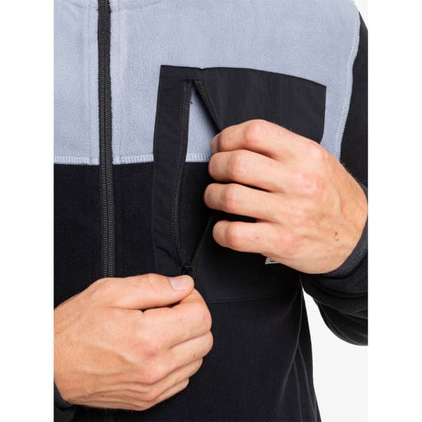 Quiksilver Aker Vetoketjullinen Fleecetakki Musta M Mies