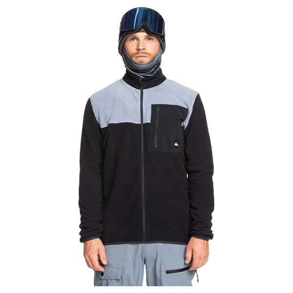 Quiksilver Aker Vetoketjullinen Fleecetakki Musta M Mies