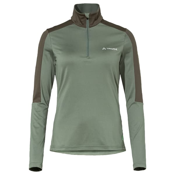 Vaude Livigno 1 2 Zip Ii Fleecejakke Med Halv Lynlås Grøn 38 Mand