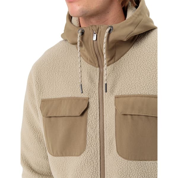 Vaude Manukau Iii Vetoketjullinen Fleecetakki Beige S Mies