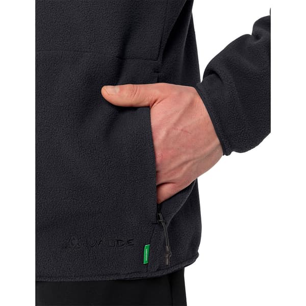 Vaude Mineo Fleece Med Halv Dragkedja Svart L Man