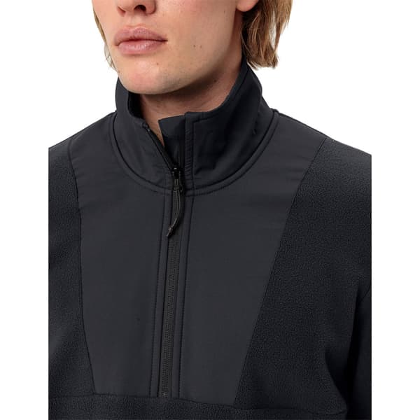 Vaude Mineo Fleece Med Halv Dragkedja Svart L Man