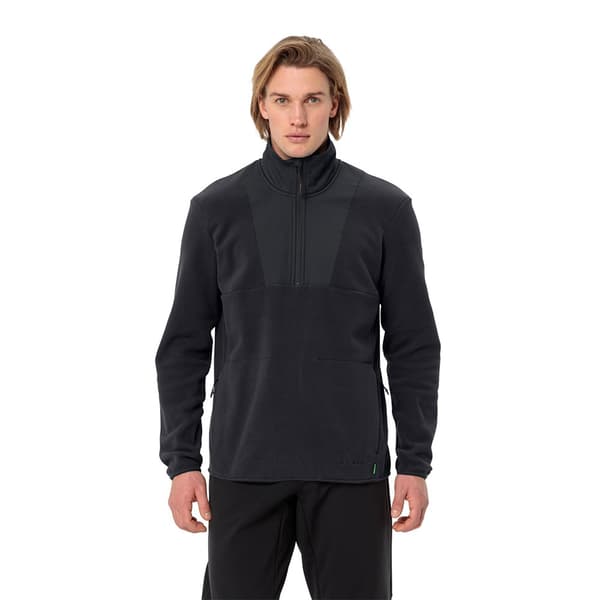 Vaude Mineo Fleece Med Halv Dragkedja Svart L Man