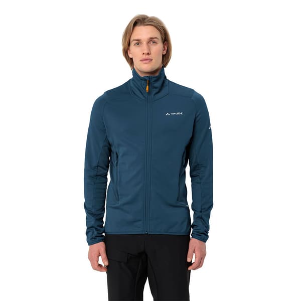 Vaude Monviso Ii Fleecejakke Med Fuld Lynlås Blå S Mand