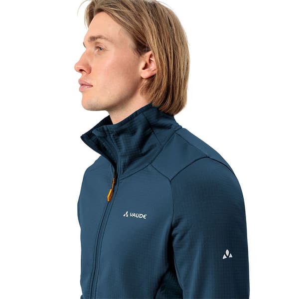 Vaude Monviso Ii Fleecejakke Med Fuld Lynlås Blå XL Mand