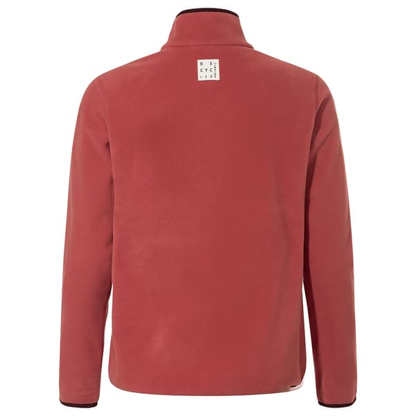 Vaude Rosemoor Fleece Med Halv Dragkedja Röd 36 Kvinna