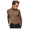 Miniatyrbillede 6 af 6: Selected Berg Halv Lynlås Sweater Brun S Mand