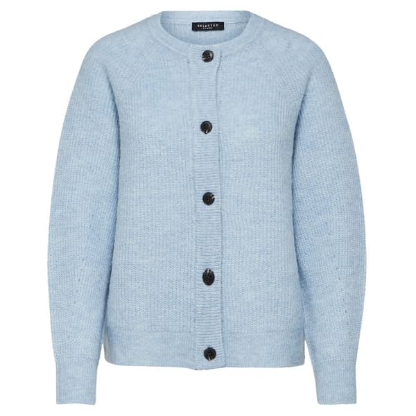Selected Lulu Cardigan Blå XS Kvinde