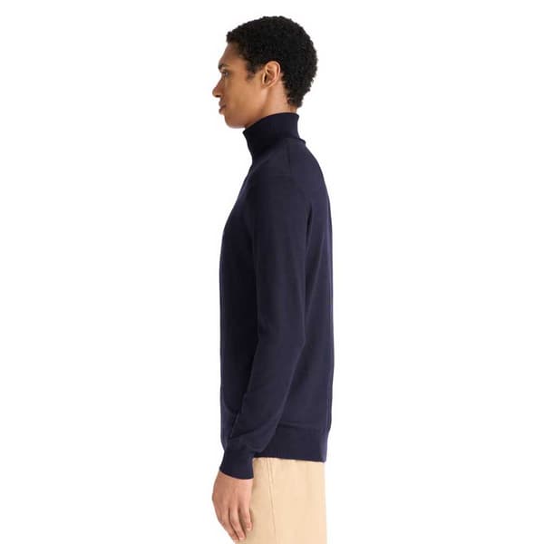 Scotch & Soda 178815 Striktrøje Med Høj Hals Sort M Mand