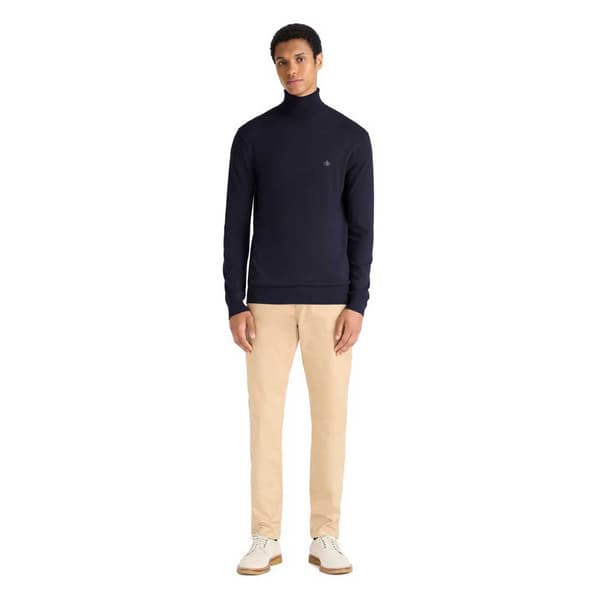 Scotch & Soda 178815 Striktrøje Med Høj Hals Sort M Mand
