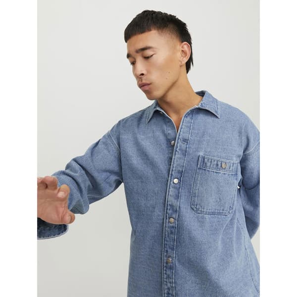 Jack & Jones Santorini Denim Overtrøje Blå XL Mand