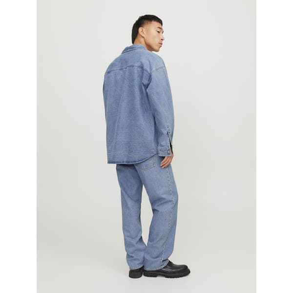 Jack & Jones Santorini Denim Overtrøje Blå XL Mand