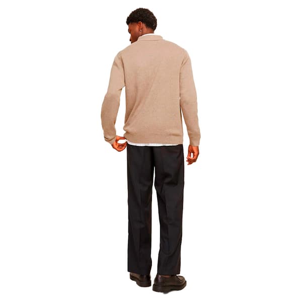 Jack & Jones Milano Søm Trøje Med Lynlås Beige L Mand