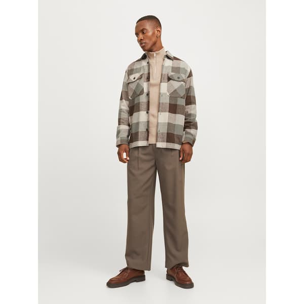 Jack & Jones Raymond Melange Check övertröja Grönt XL Man
